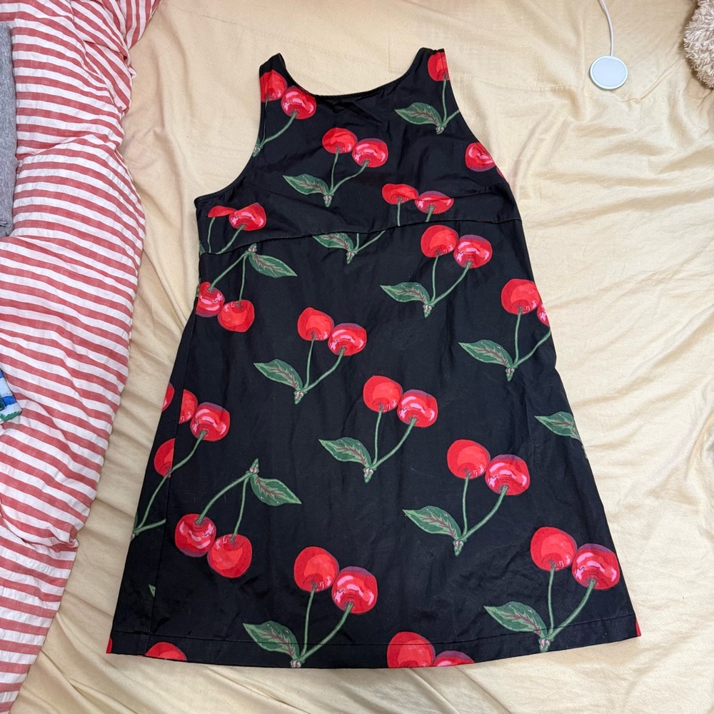 Urban Outfitters Cherry Print Sleeveless Dress